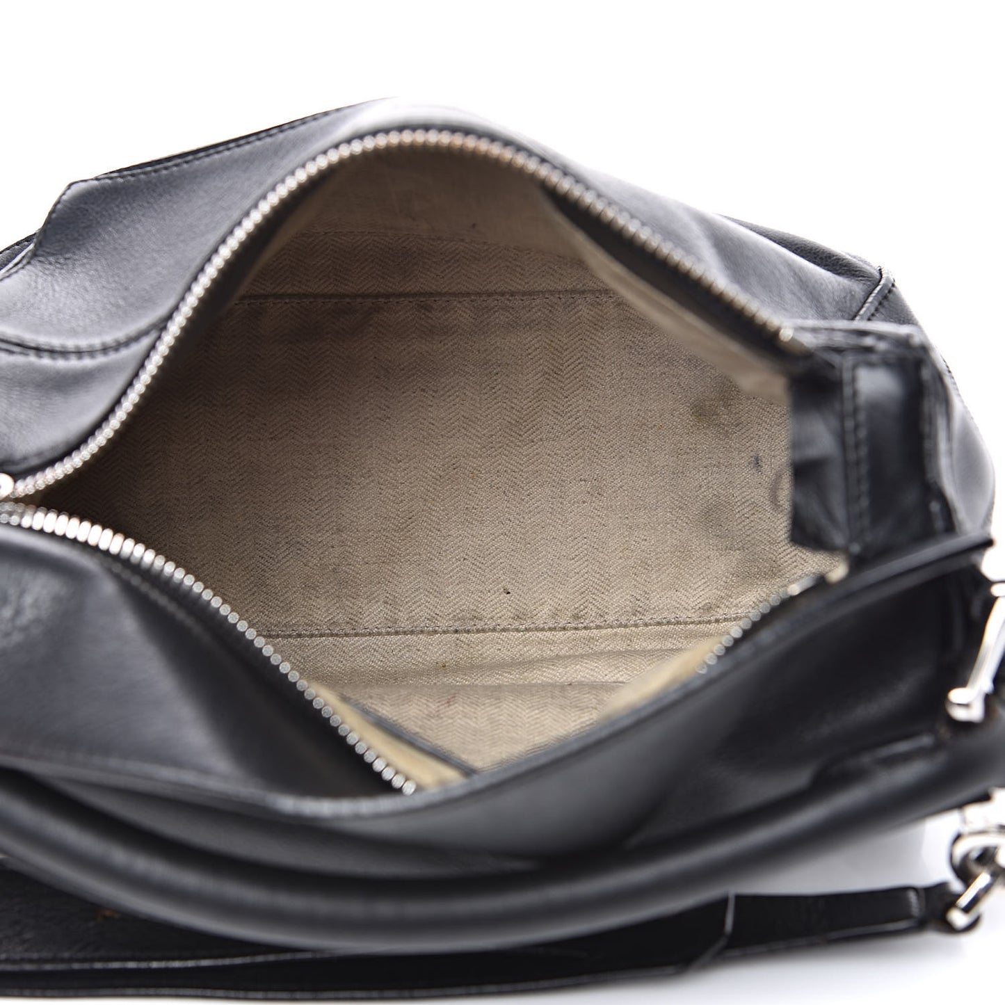 Calfskin Small Puzzle Bag Black