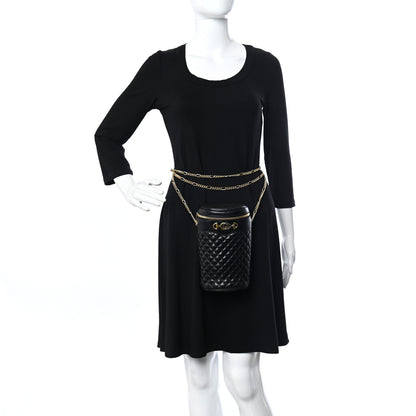 Gucci Calfskin Trapuntata Zumi Belt Bag Black 2 of 10