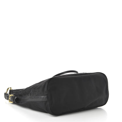 Prada Tessuto Nylon Nappa Hobo Black 4 of 9