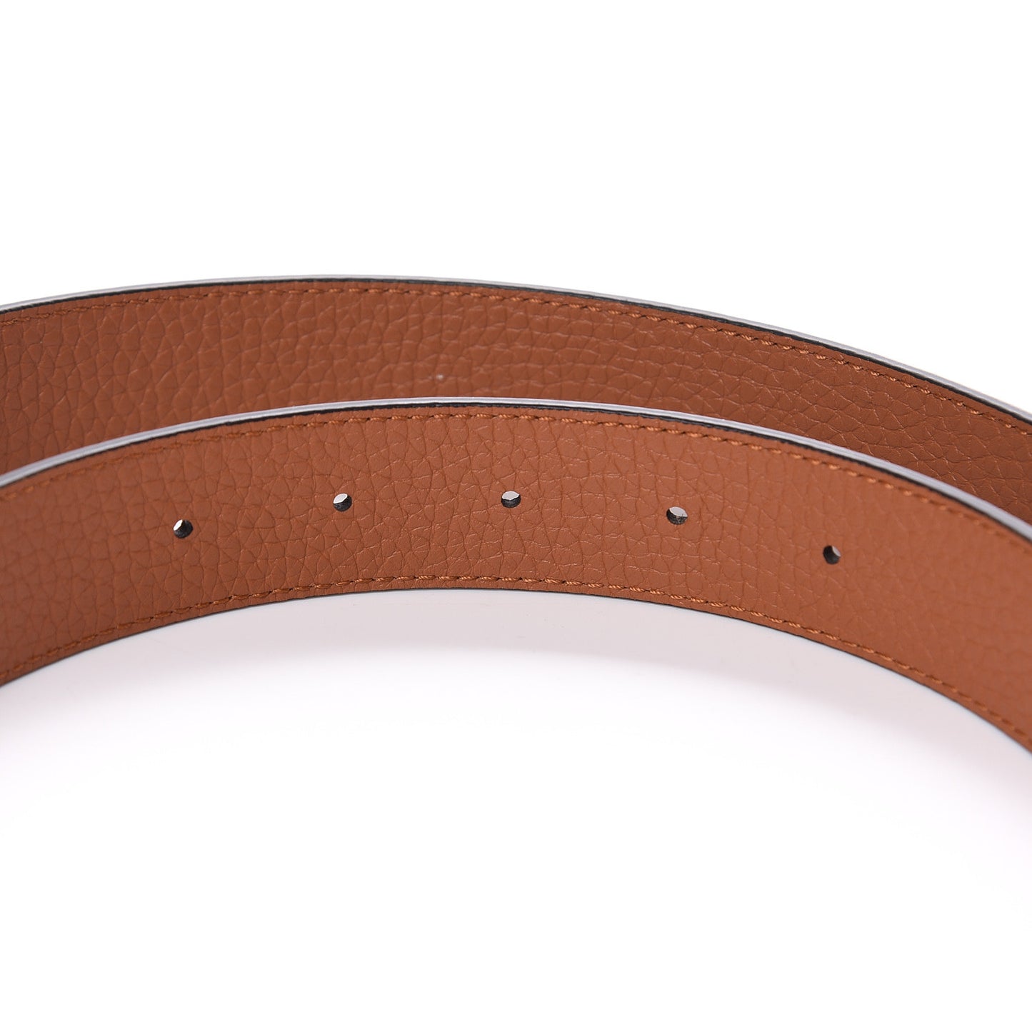 Taurillon Calfskin 30mm LV Initiales Reversible Belt 80 32 Black