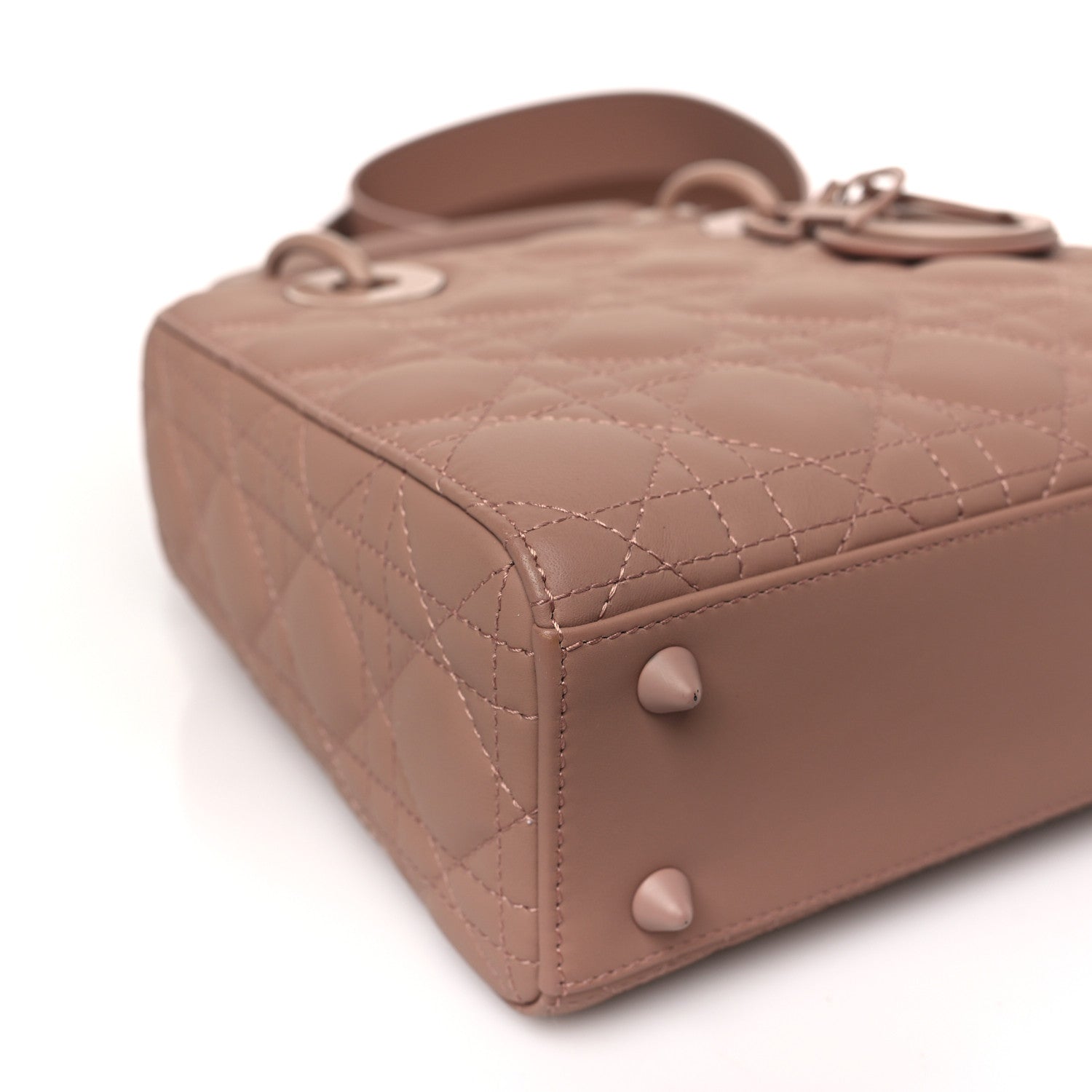 Christian Dior Ultra Matte Calfskin Cannage Small My ABCDior Lady Dior Beige 8 of 9