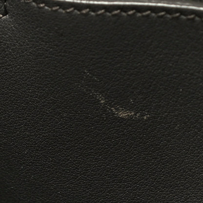 Saint Laurent Calfskin Monogram Small Cabas Black 10 of 11
