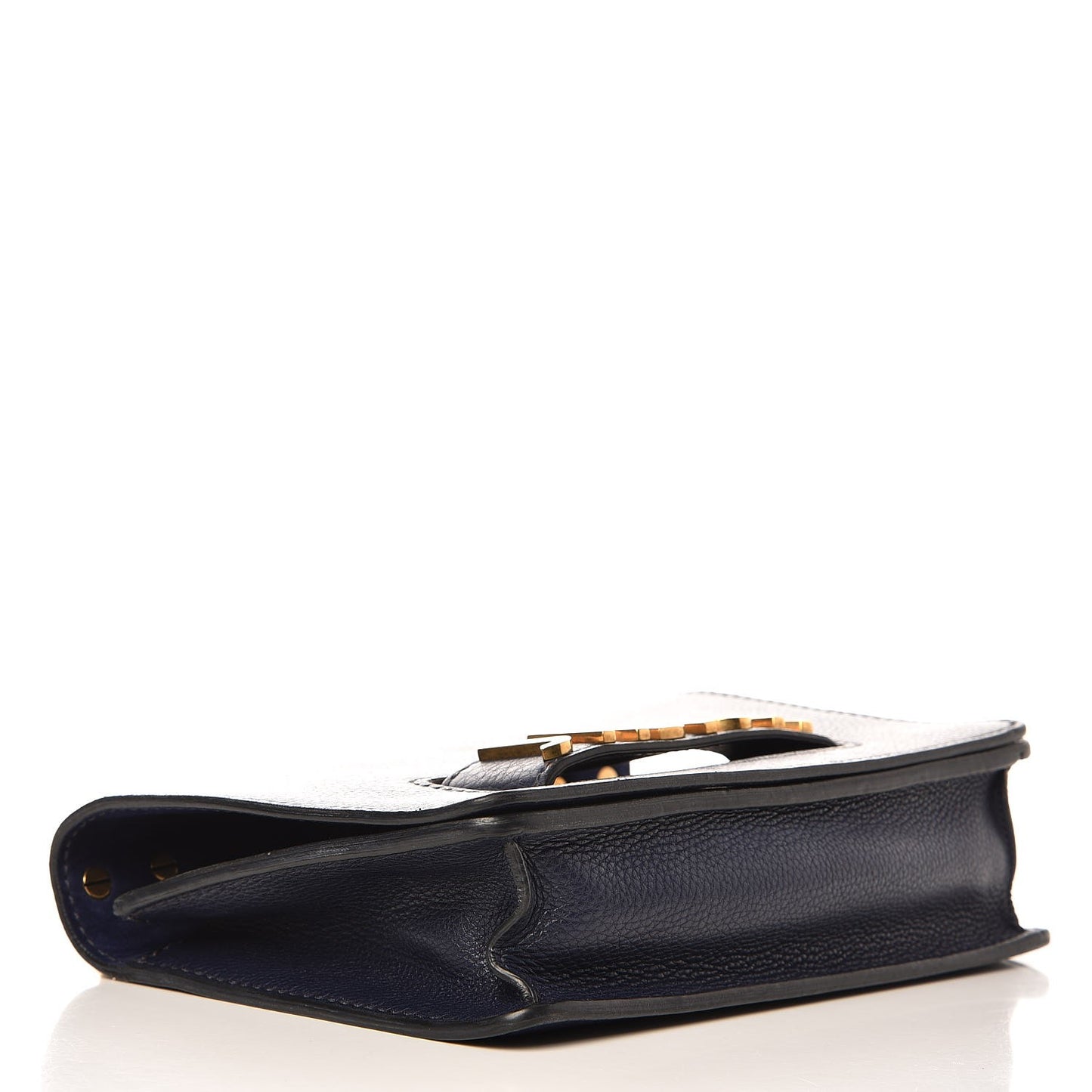 Grained Calfskin J'Adior Chain Flap Bag Blue