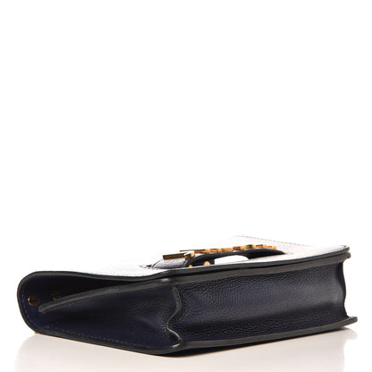 Christian Dior Grained Calfskin J'Adior Chain Flap Bag Blue 4 of 7