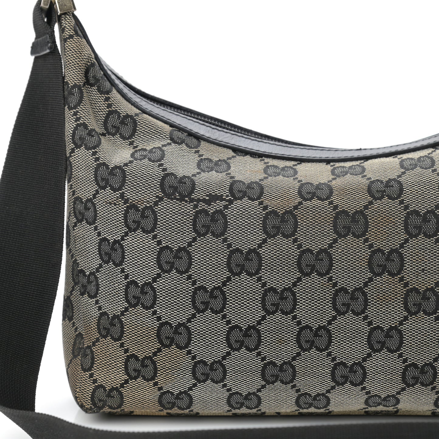 Monogram Hobo Black