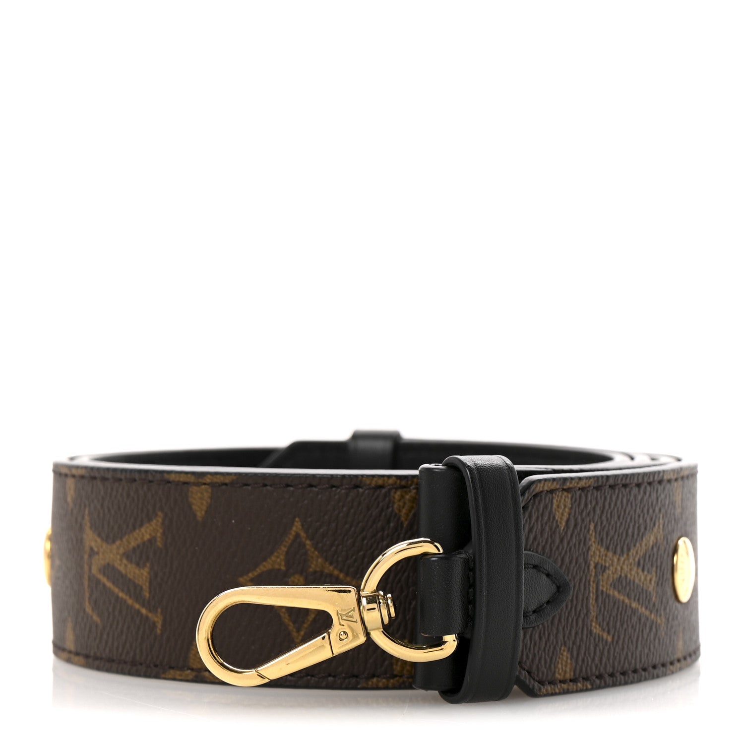 Louis Vuitton Monogram Adjustable Bandouliere Shoulder Strap Black 1 of 6