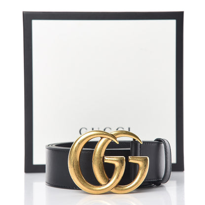 Gucci Calfskin Double G 40mm Belt 85 34 Black 7 of 7