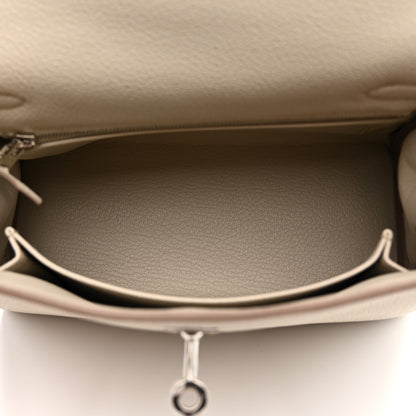 Hermes Togo Kelly Retourne 25 Beton Gris Asphalte 5 of 11