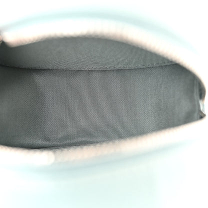 Chanel Caviar Quilted Round Clutch With Chain Light Blue 5 of 10