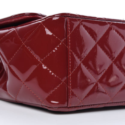 Chanel Patent Quilted Maxi Double Flap Red 9 of 24