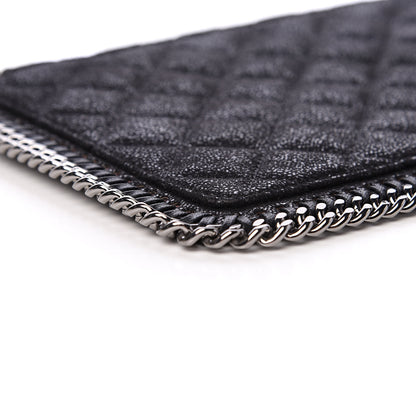 Stella McCartney Shaggy Deer Quilted Falabella Wristlet Black 8 of 10