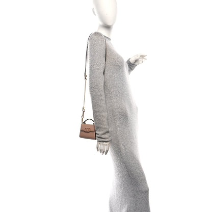 Valentino Garavani Calfskin Micro VSling Top Handle Bag Rose Cannelle 2 of 10