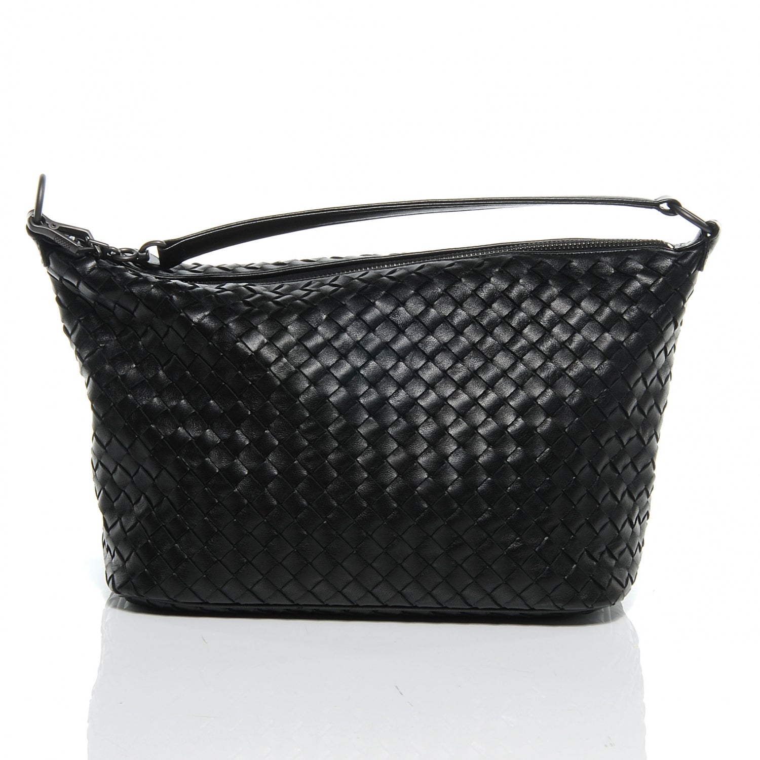 Bottega Veneta Nappa Intrecciato Small Shoulder Bag Nero Black 4 of 8
