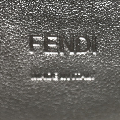 Fendi Crystal Vitello Laminato FF Mini Baguette Crystal Argento 6 of 12