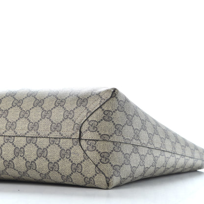 Gucci GG Supreme Monogram Medium Reversible Tote Beige Red 8 of 9