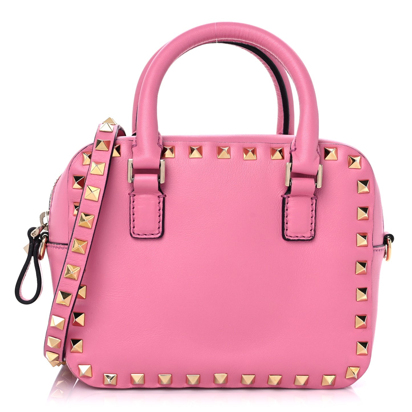 Vitello Mini Rockstud Convertible Satchel Ninphea