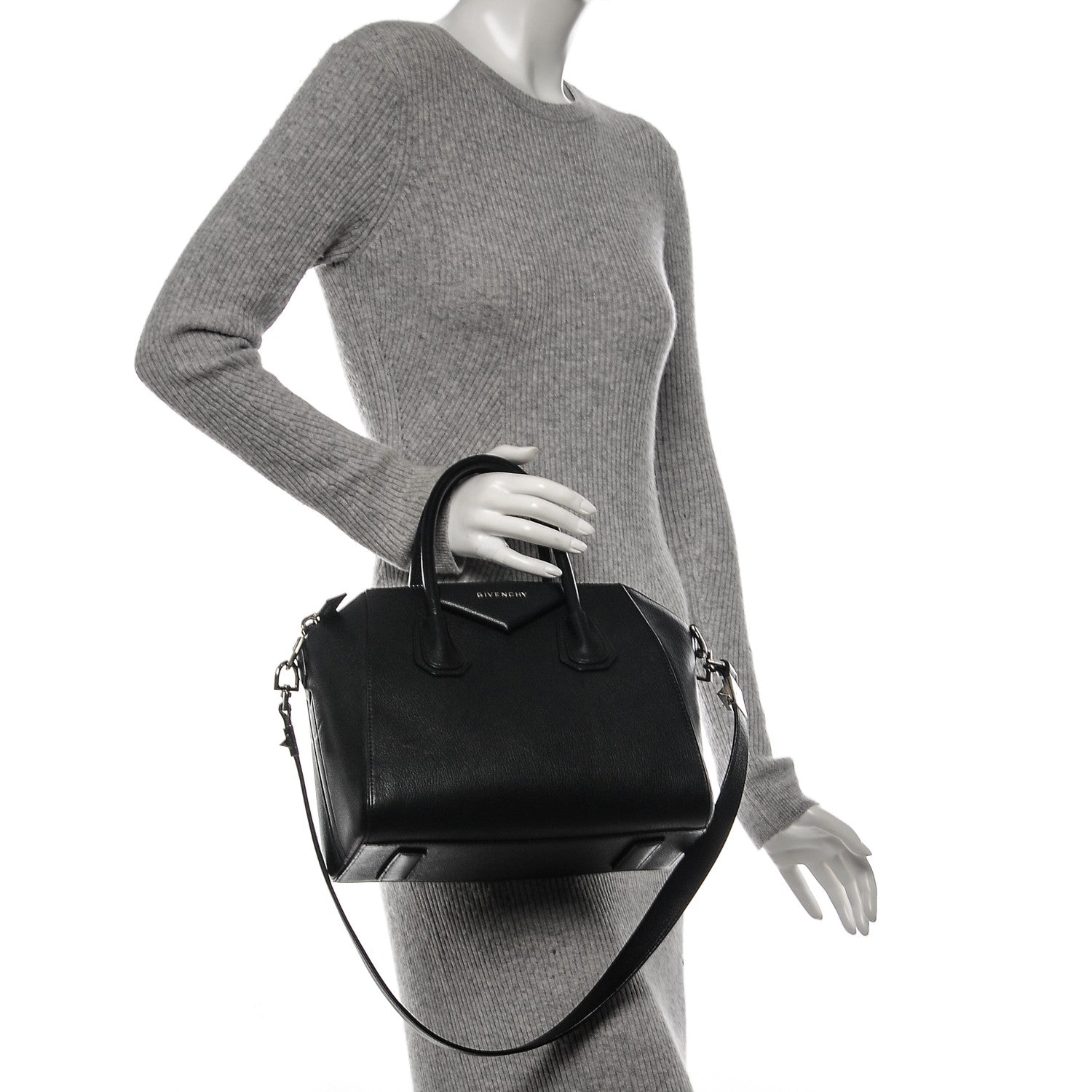 Givenchy Sugar Goatskin Small Antigona Black 2 of 8