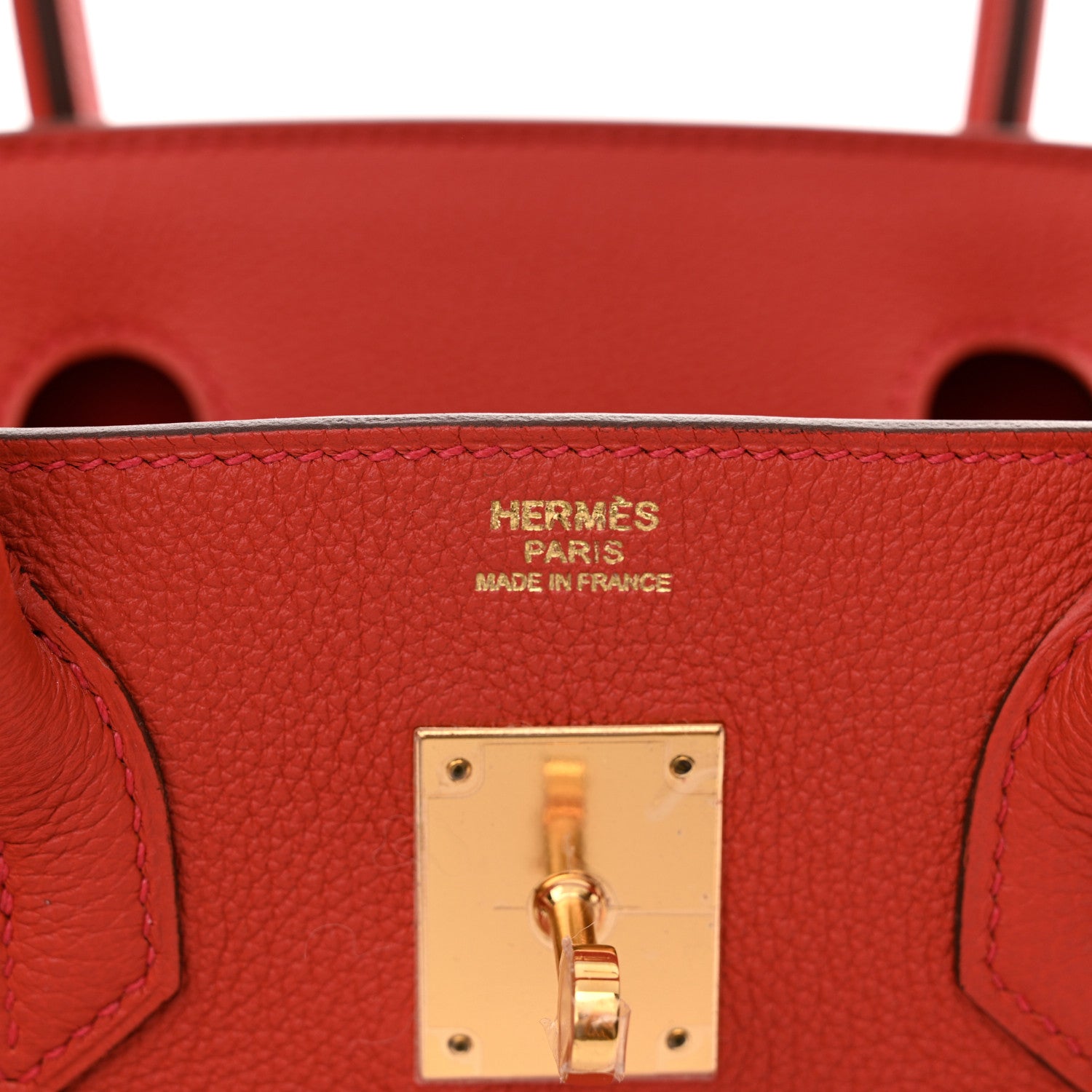 Hermes Togo Birkin 30 Rouge Casaque 6 of 11