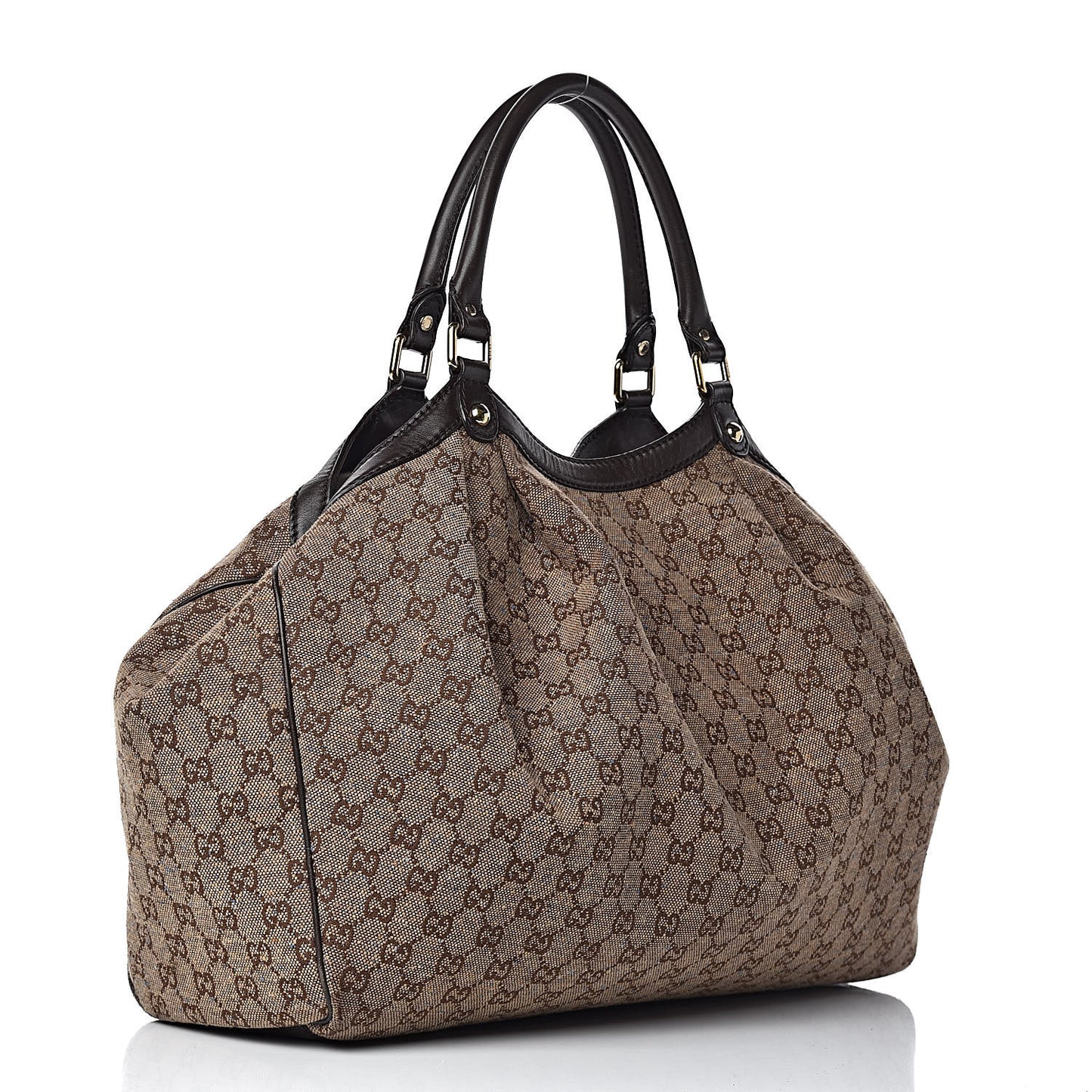 Monogram Large Sukey Tote Dark Brown