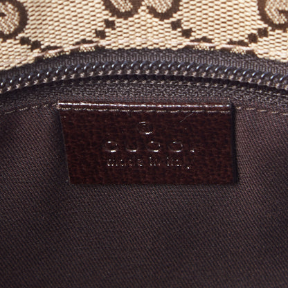 Gucci Monogram Web Small Flat Messenger Crossbody Dark Brown 8 of 8