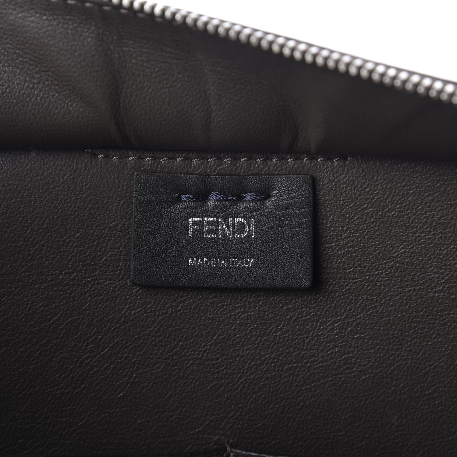 Fendi Vitello Dolce Shiny Nappa Petite 3Jours Tote Blue 8 of 8