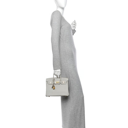 Hermes Togo Birkin 25 Gris Perle 2 of 10