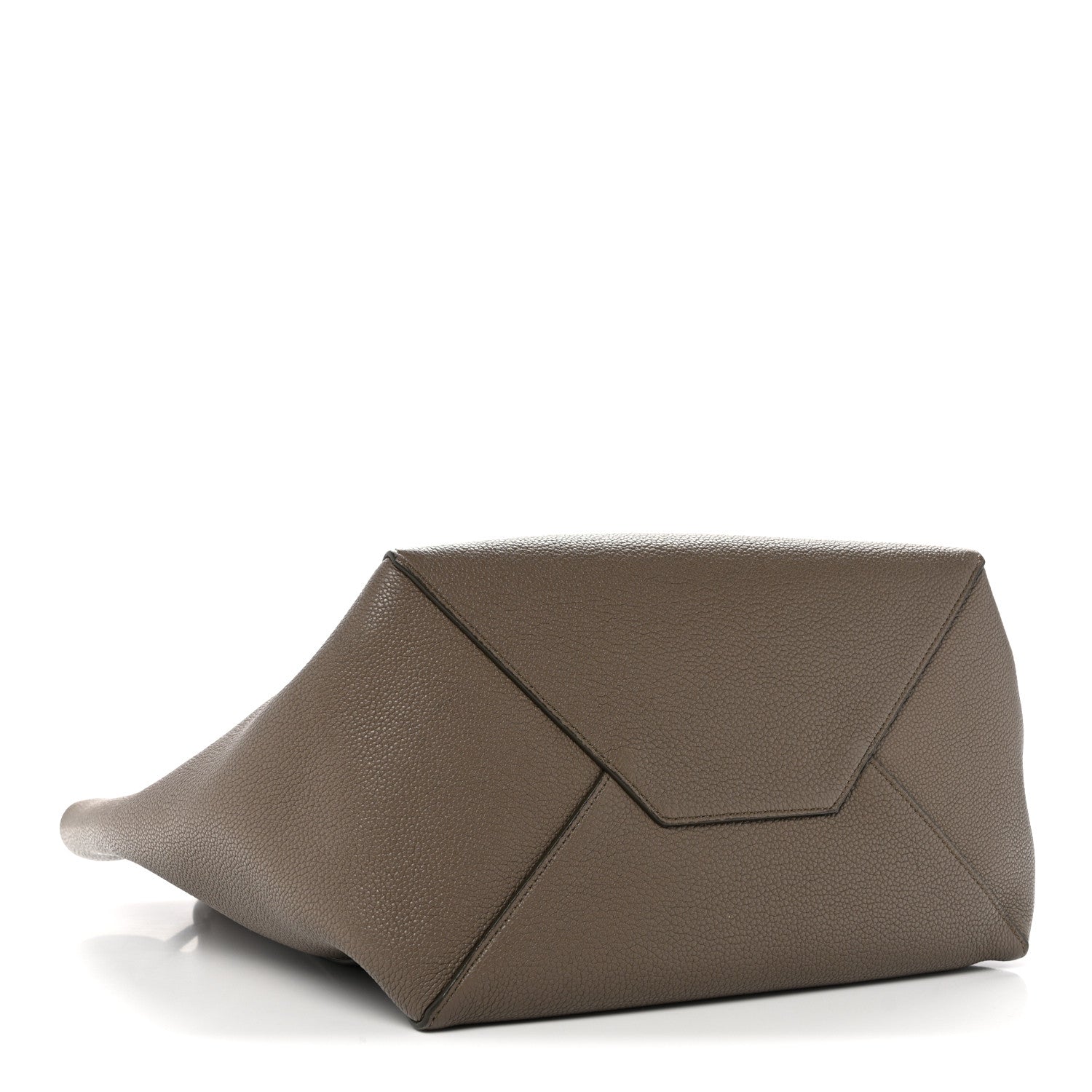Celine Soft Grained Calfskin Small Belt Cabas Phantom Taupe 4 of 14