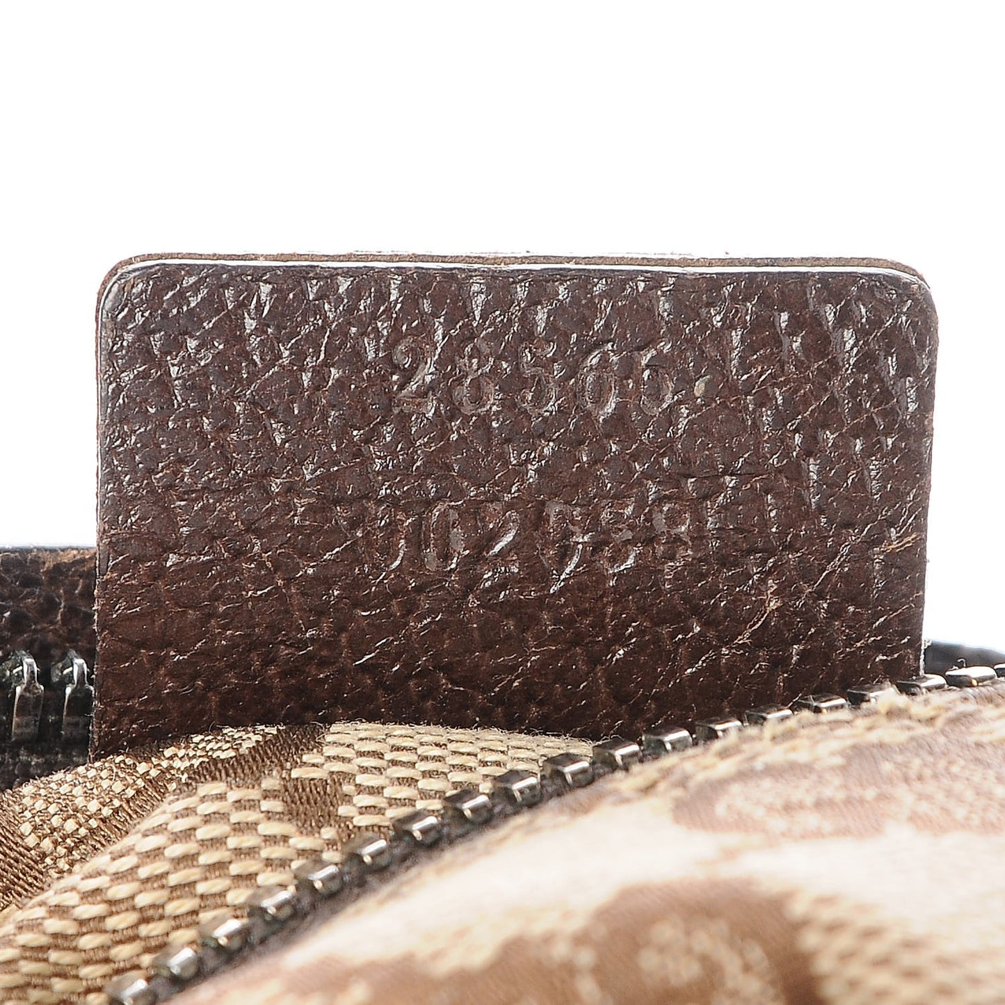 Monogram Web Belt Bag Dark Brown