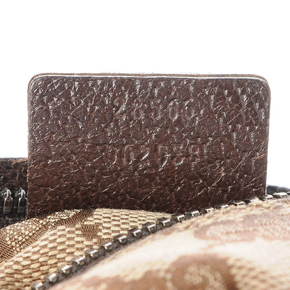 Gucci Monogram Web Belt Bag Dark Brown 7 of 7