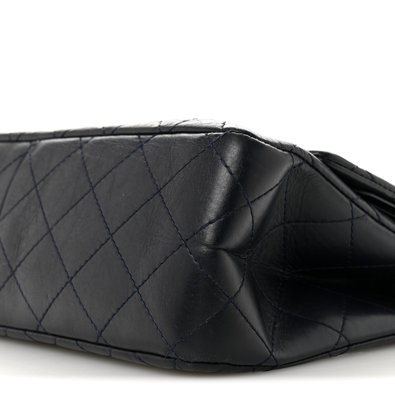 Chanel Aged Calfskin Quilted 2.55 Reissue 227 Flap Dark Blue 10 of 15