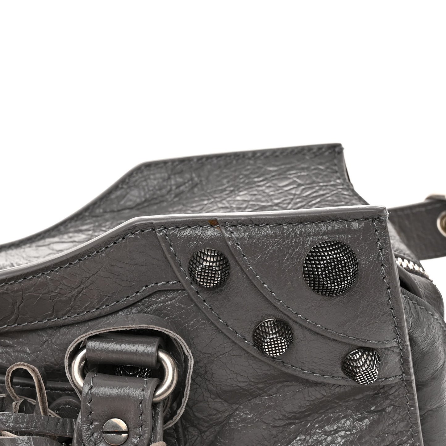 Agneau Arena Neo Cagole City Handbag Dark Grey