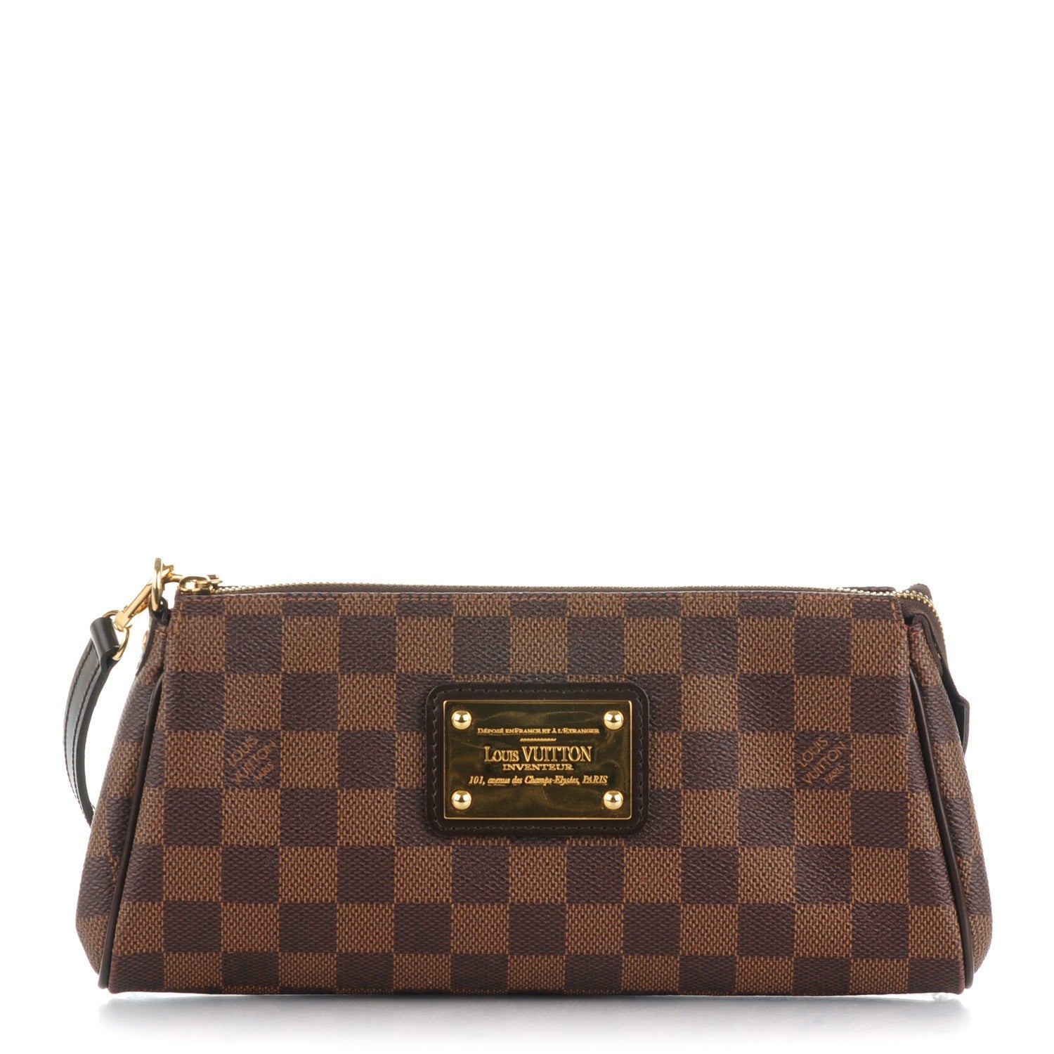 Louis Vuitton Damier Ebene Eva Clutch 1 of 7