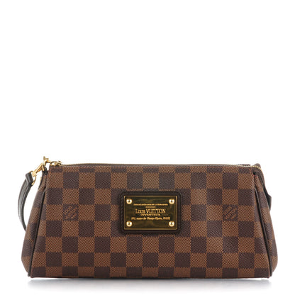 Louis Vuitton Damier Ebene Eva Clutch 1 of 7