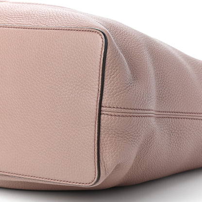 Gucci Pebbled Calfskin Large Soho Hobo Camelia 9 of 9