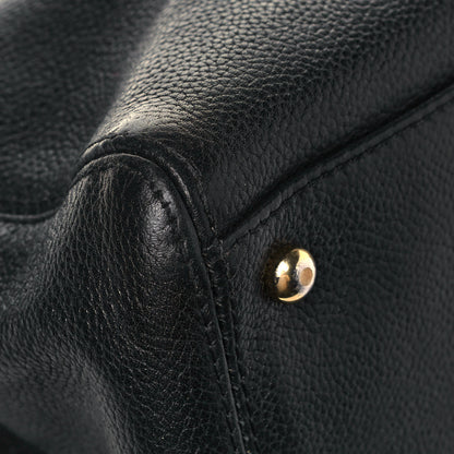 Chanel Calfskin Cerf Executive Shopper Tote Black 9 of 18