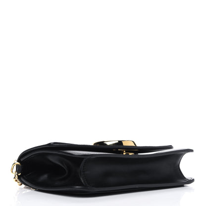 Chloe Calfskin Suede C Clutch With Chain Black 3 of 5