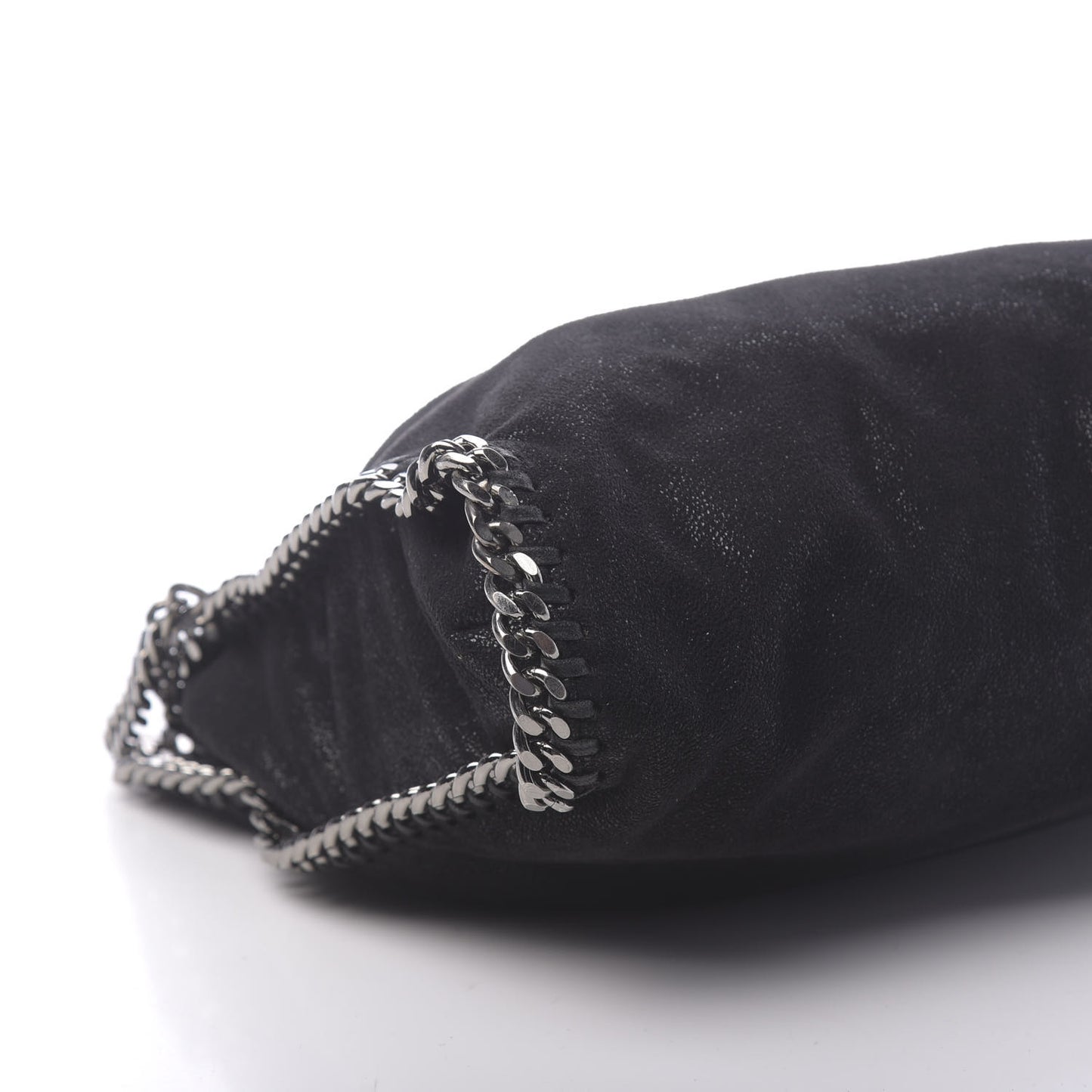 Shaggy Deer Falabella Fold Over Tote Black