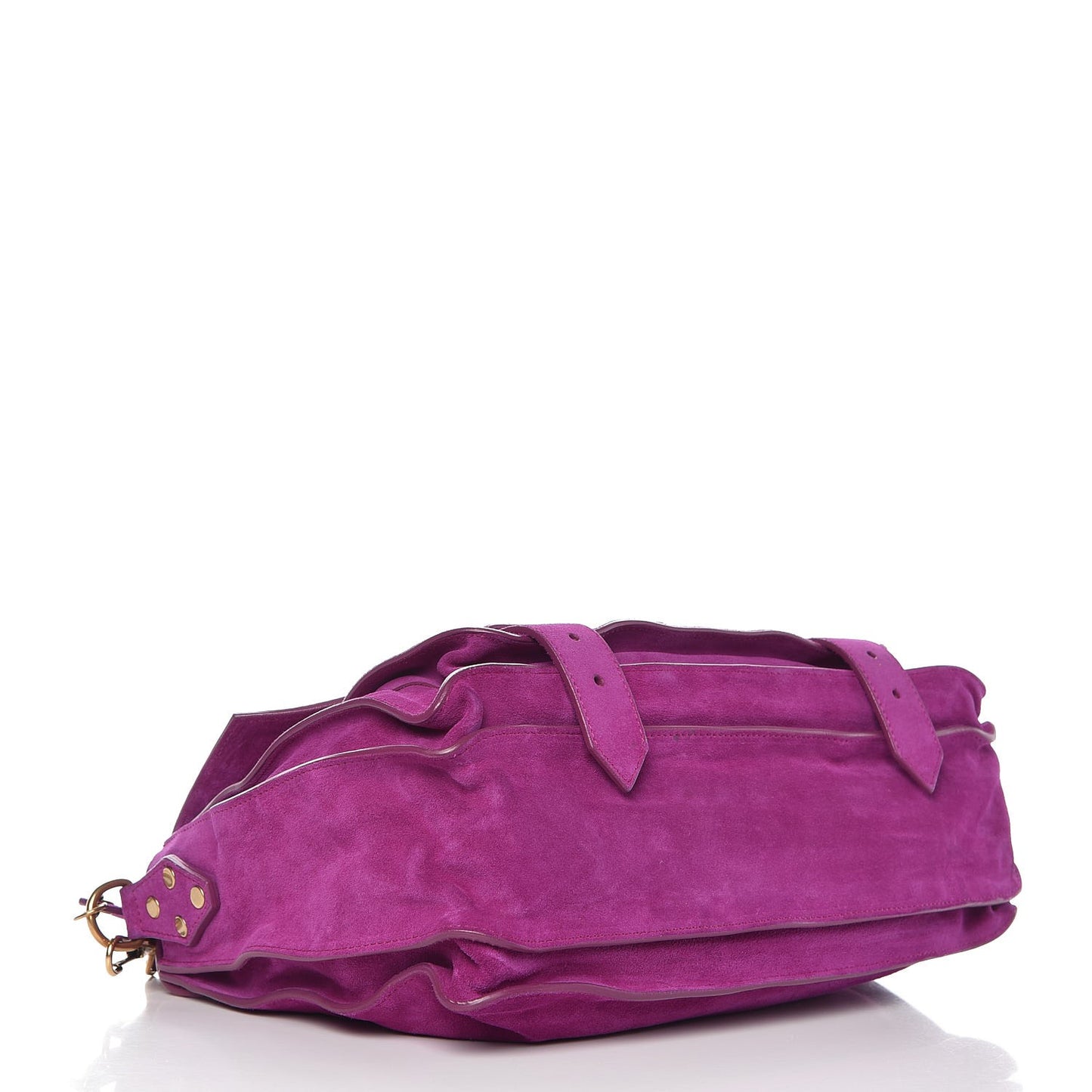 Suede Medium PS1 Satchel Grape
