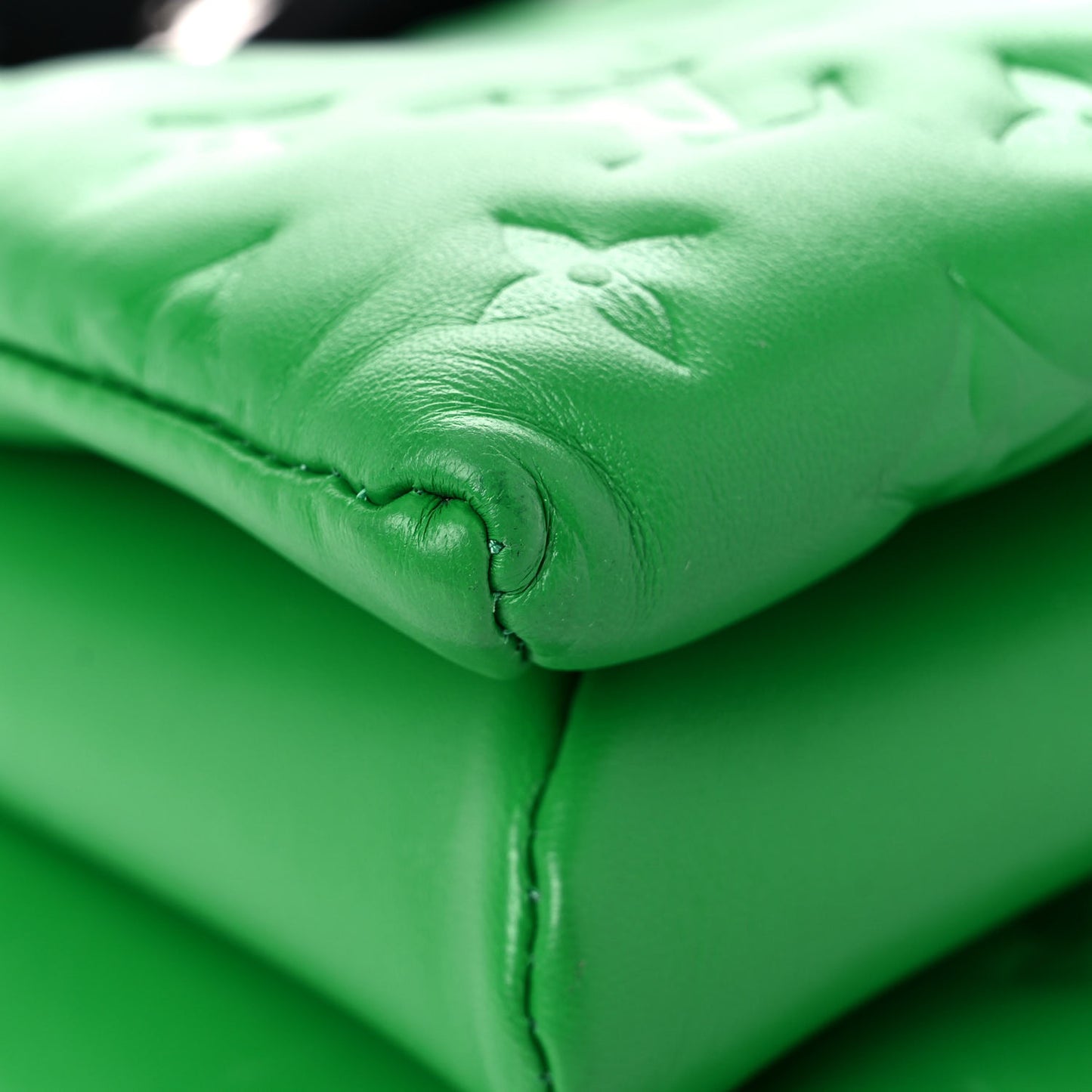 Lambskin Embossed Monogram Coussin PM LV Motion Green
