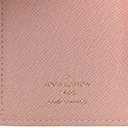 Louis Vuitton Damier Azur Victorine Wallet Rose Ballerine 6 of 9