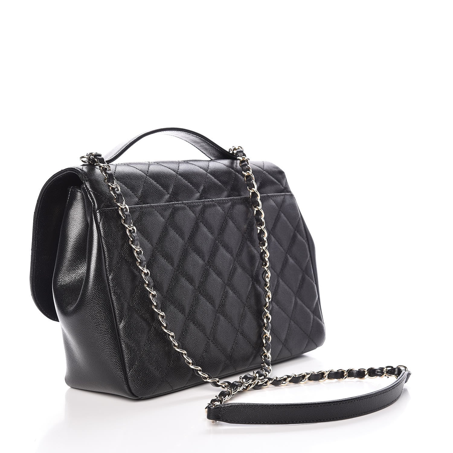 Chanel Caviar Quilted Large Business Affinity Flap Black 3 of 17