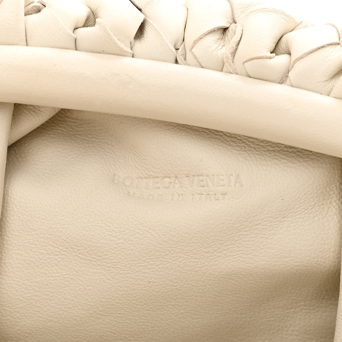 Nappa Intrecciato The Mini Pouch Plaster
