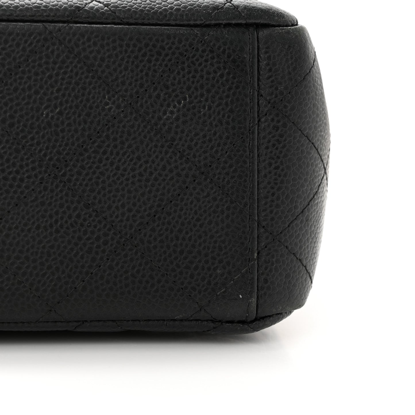 Caviar Quilted Maxi Double Flap Black