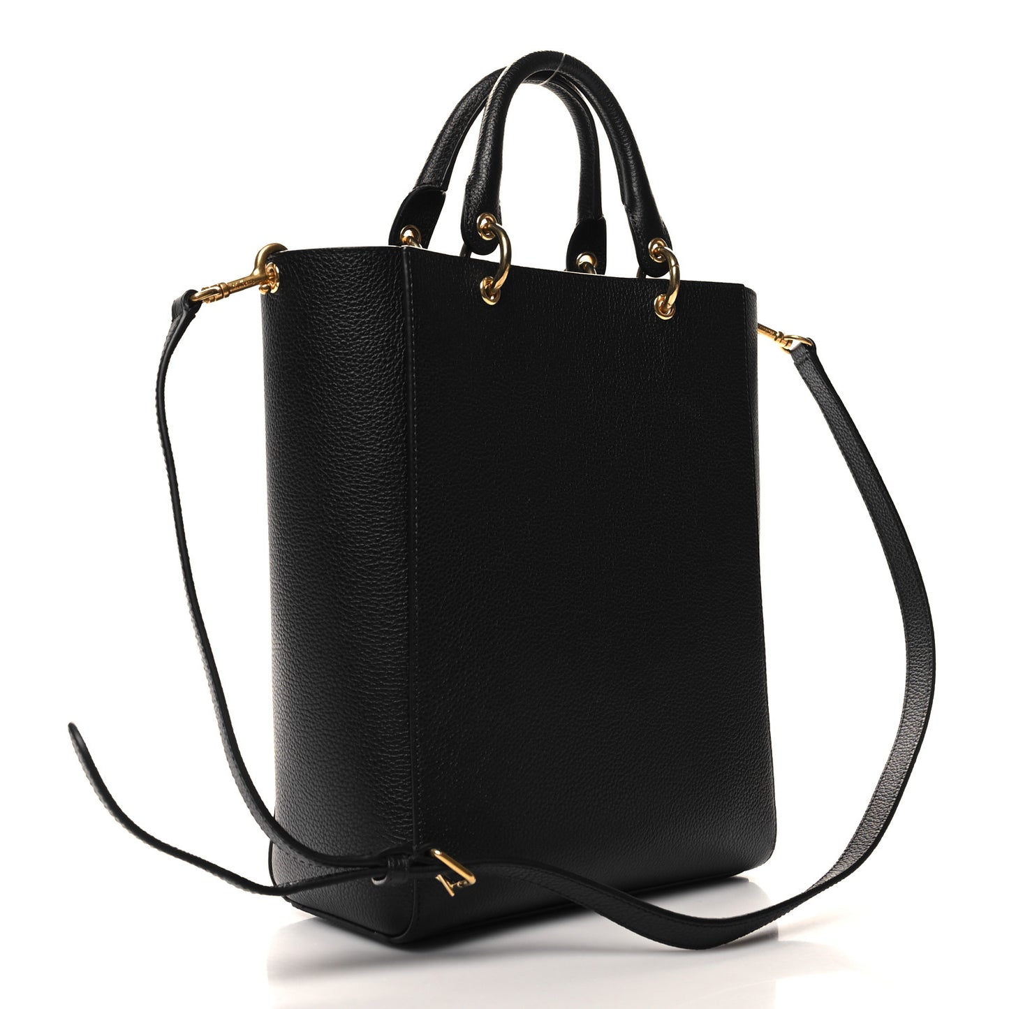 Classic Grain Small Maple Tote Black