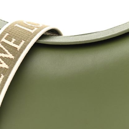 Loewe Satin Calfskin Jacquard Luna Bag Avocado Green 8 of 10
