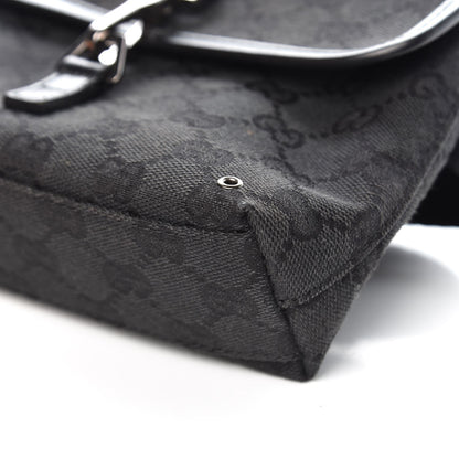 Gucci GG Monogram Web Flight Belt Bag Black 10 of 10