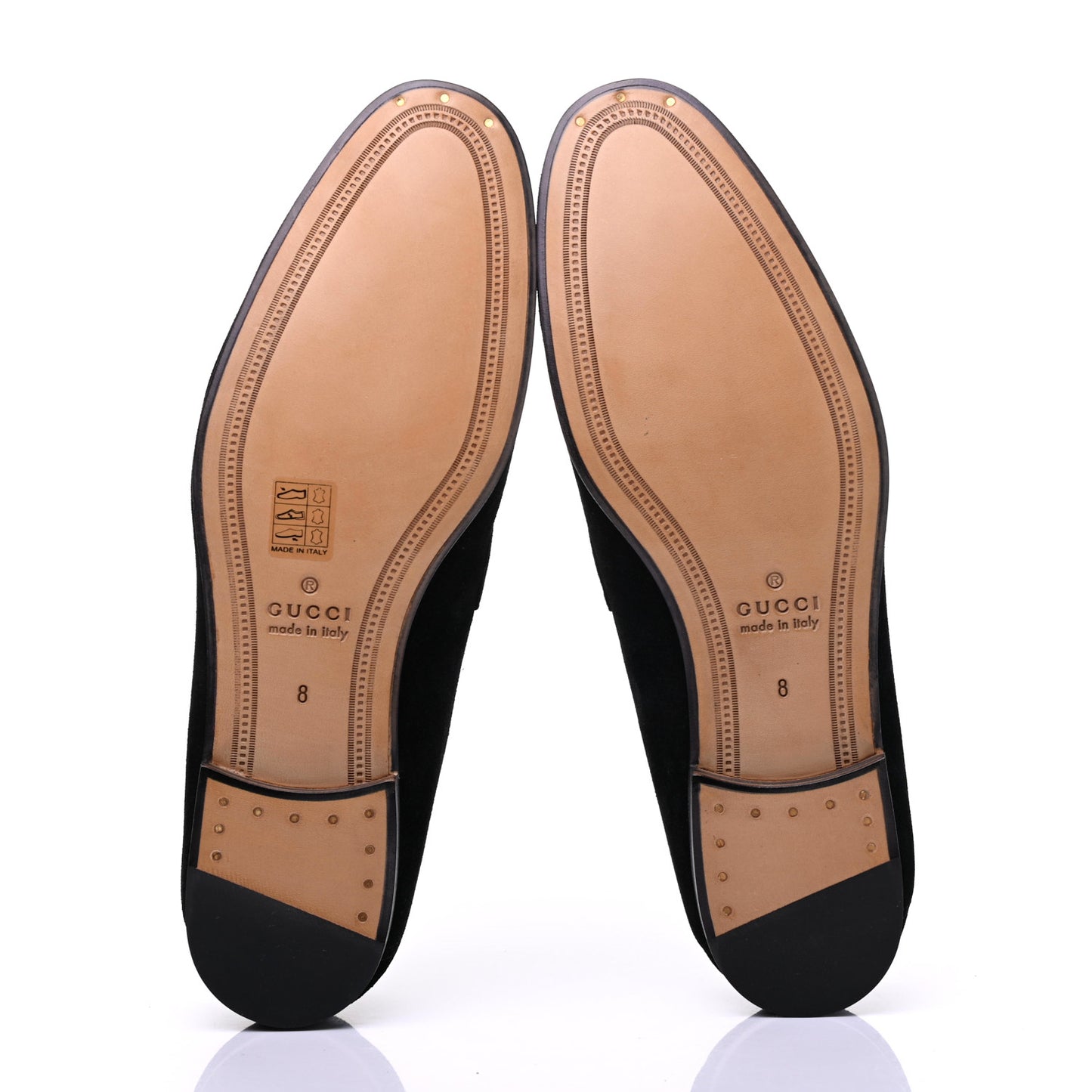 Suede Web Mens Horsebit Loafers 8 Black