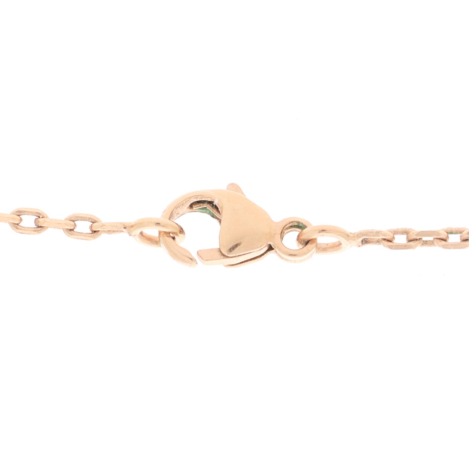 Hermes Lacquered Rose Gold Pop H Pendant Necklace White 4 of 8