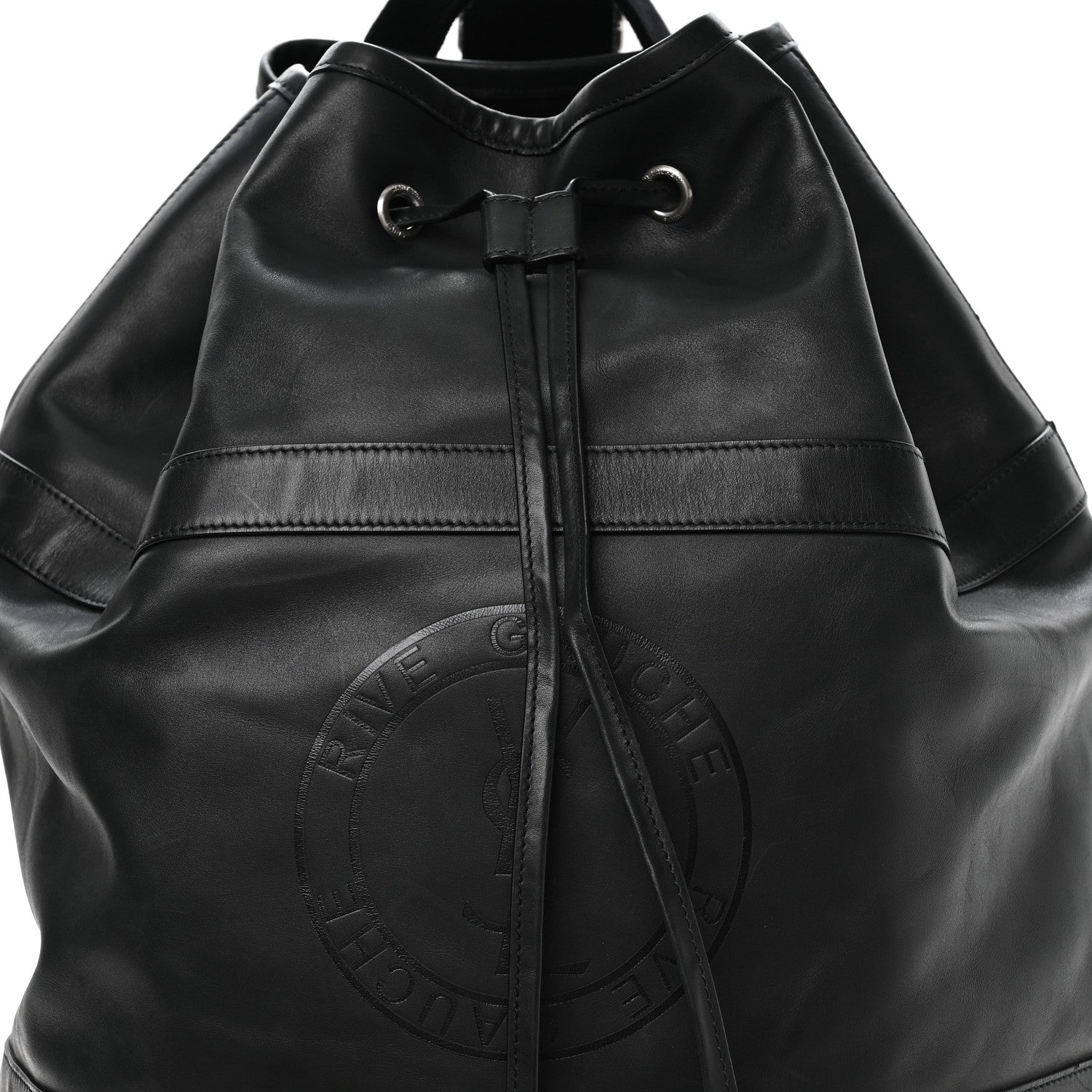 Saint Laurent Calfskin Rive Gauche Sling Bag Black 9 of 11