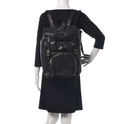 Saint Laurent Calfskin Delave Backpack Black 2 of 9